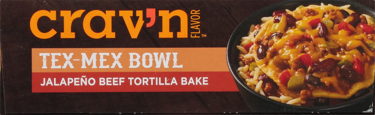 slide 3 of 10, Crav'n Flavor Jalapeno Beef Tortilla Tex-Mex Bowl, 10 oz