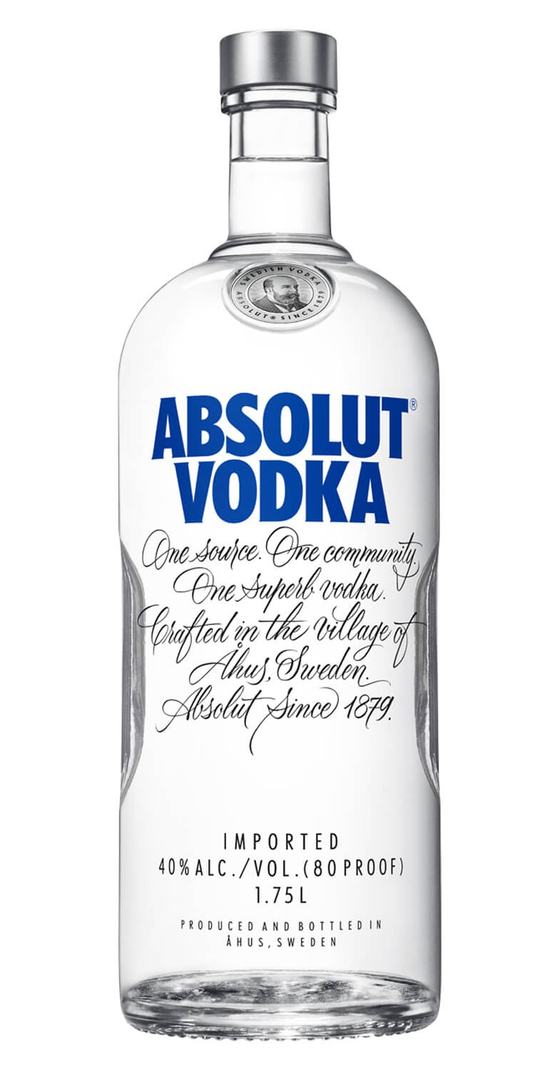 slide 1 of 1, Absolut Vodka, 1.75 liter
