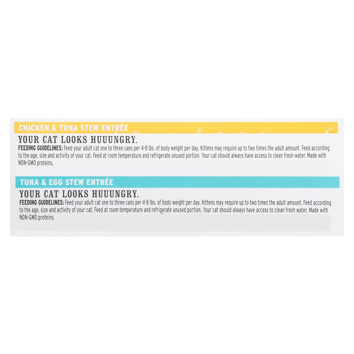 slide 15 of 18, I and Love and You XOXOs Canned Wet Cat Food Chicken & Tuna Stew Entree/Tuna & Egg Stew Entree, Stew Variety Pack, 3 oz., 12 Cans, 12 ct