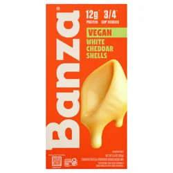 Banza Plant Based Shells Plus Vegan White Cheddar Mac with Chickpea Pasta