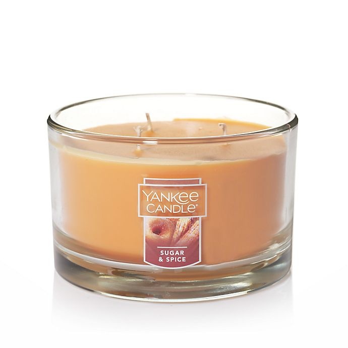 slide 1 of 1, Yankee Candle Sugar & Spice 3-Wick Dish Candle, 1 ct