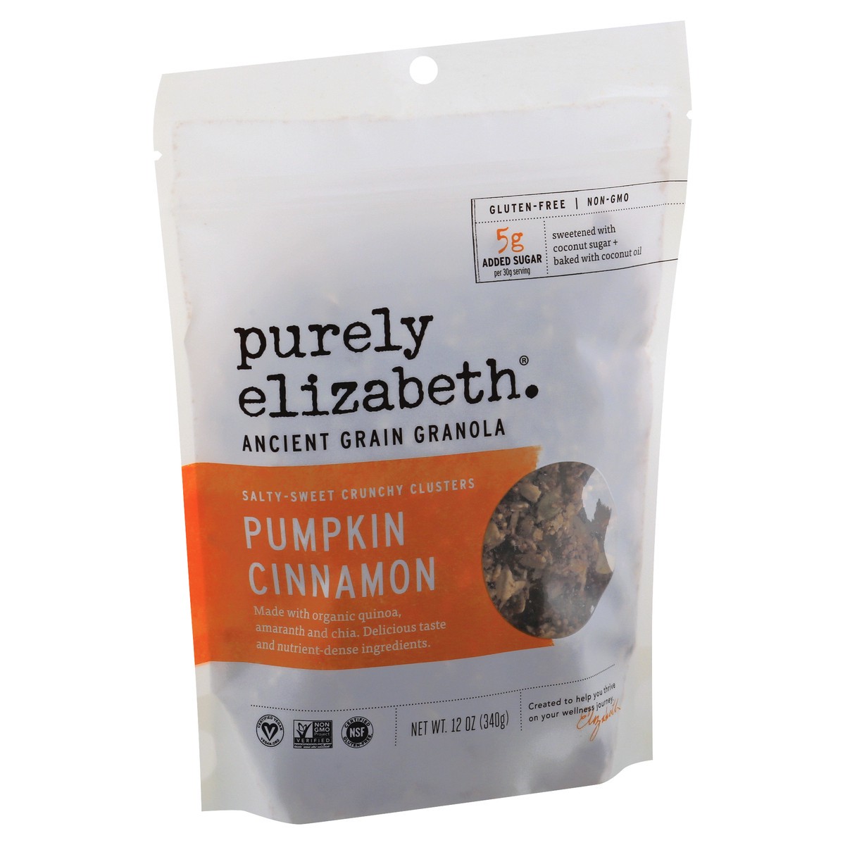 slide 3 of 11, Purely Elizabeth Pumpkin Cinnamon Ancient Grain Granola 12 oz, 12 oz