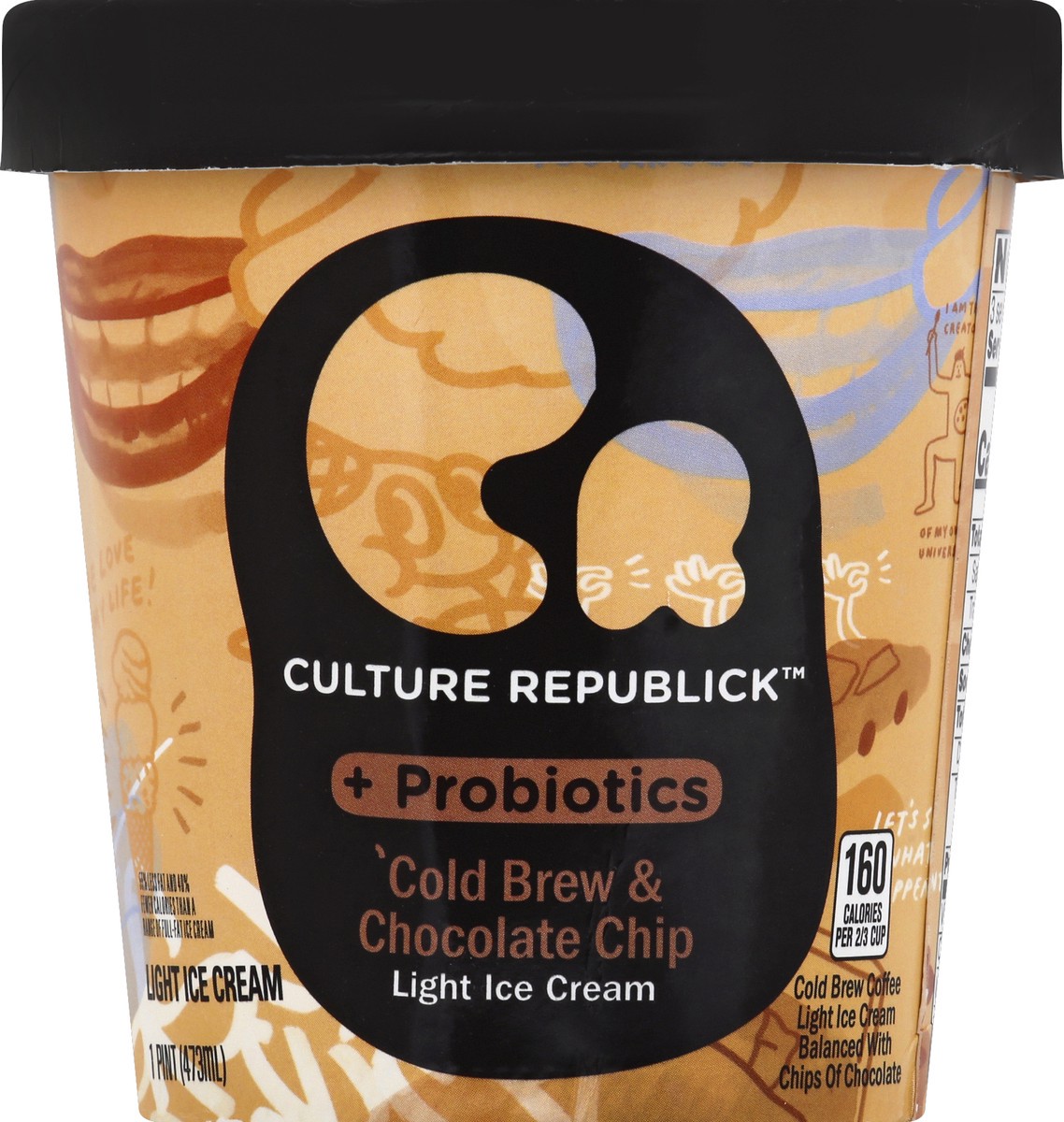 slide 5 of 6, Culture Republick Cold Brew & Chocolate Chip Ice Cream, 1 pint