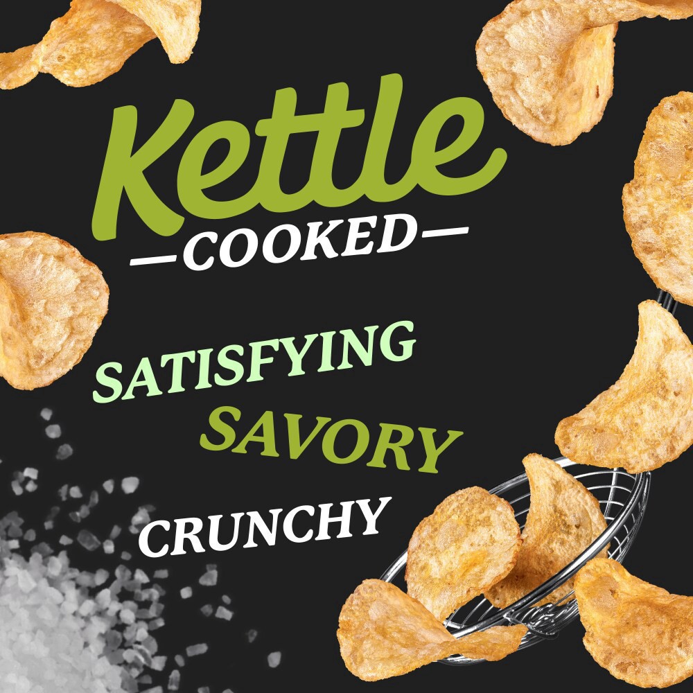 slide 2 of 4, Kroger Kettle Cooked Jalapeno Flavored Potato Chips - 8 oz, 8 oz