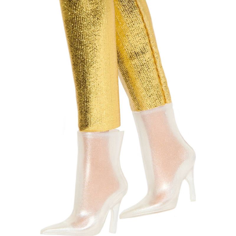 slide 2 of 6, Barbie 12.7" Fashionista Doll Golden Dreams, 1 ct