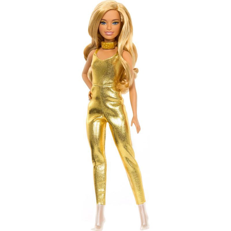 slide 1 of 6, Barbie 12.7" Fashionista Doll Golden Dreams, 1 ct