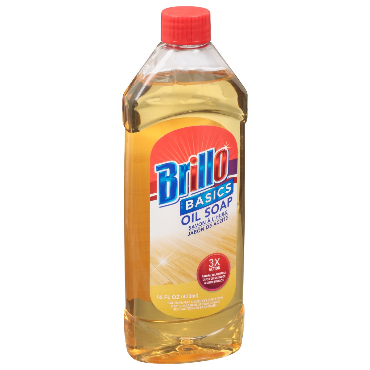 slide 2 of 9, Brillo Basics Oil Soap, 16 oz