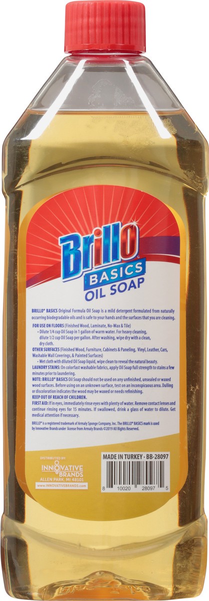 slide 8 of 9, Brillo Basics Oil Soap, 16 oz