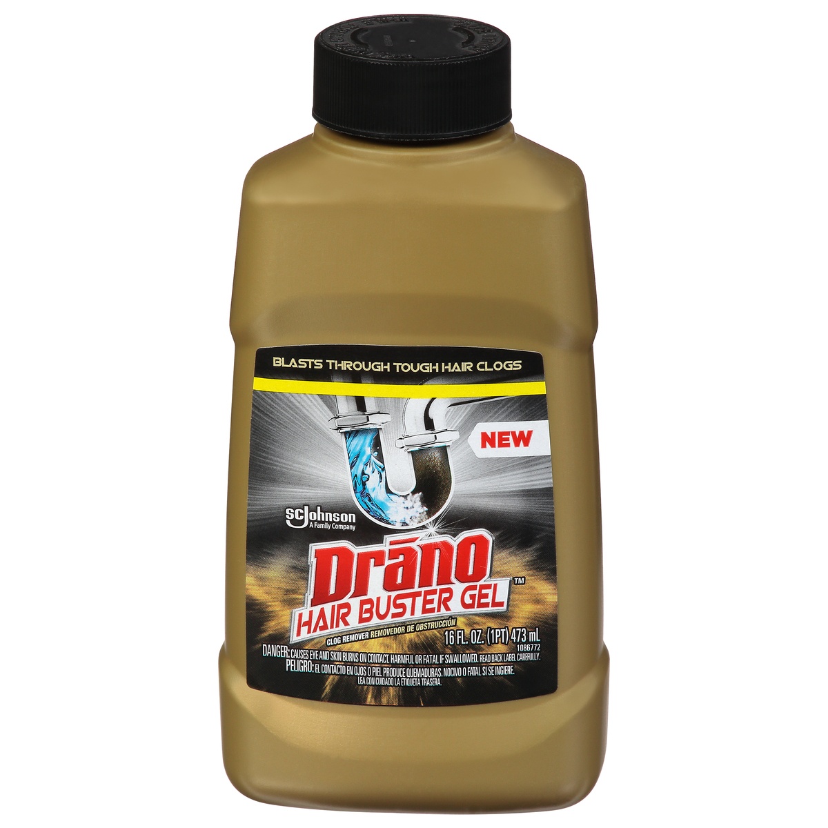 Drano Hair Buster Gel Clog Remover - 16 Oz