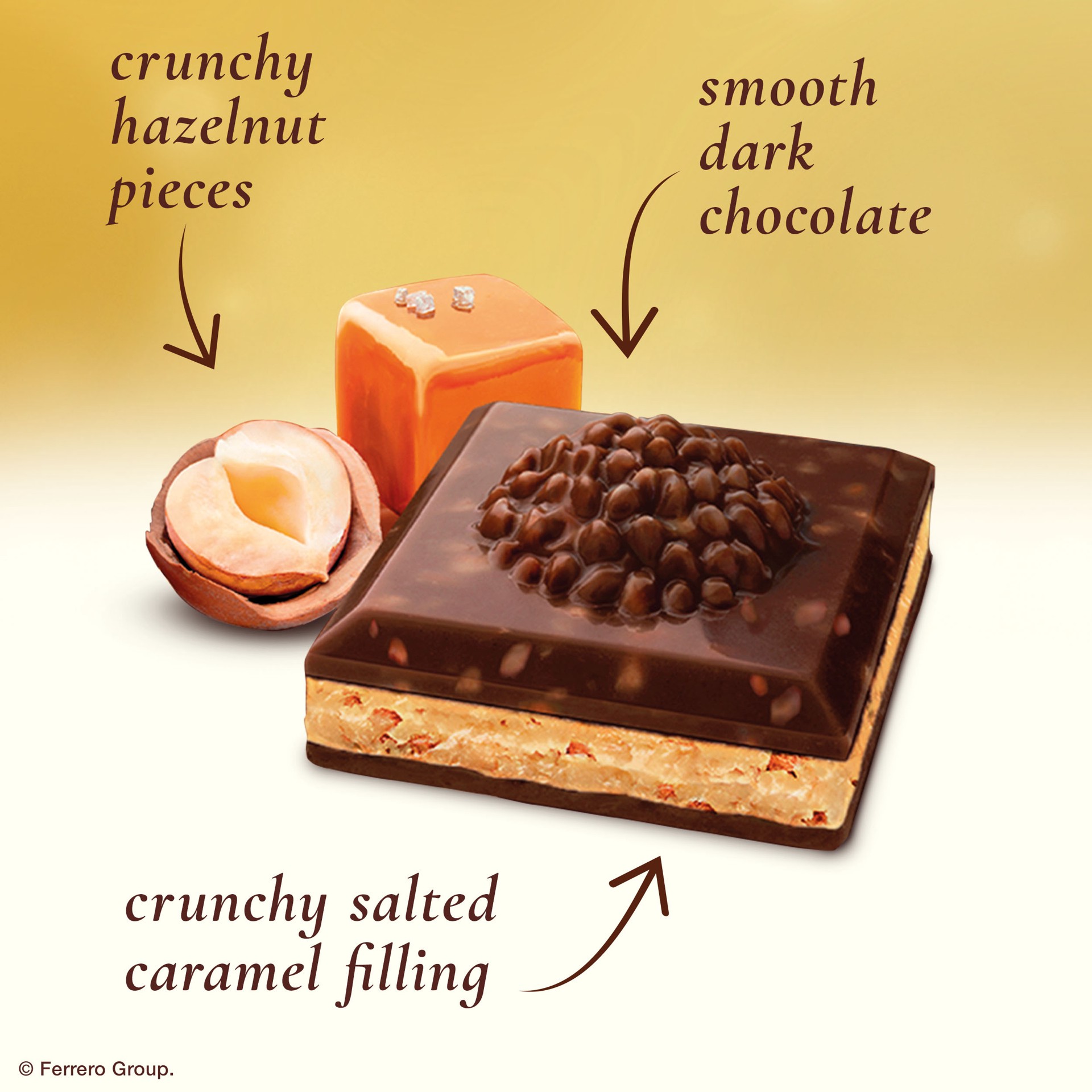 slide 4 of 9, Ferrero Rocher Milk Hazelnut Chocolate Bar, 3.25 oz