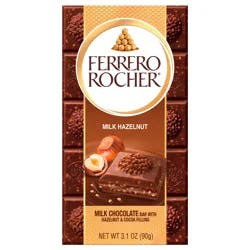 Ferrero Rocher Milk Hazelnut Chocolate Bar