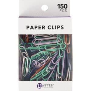 slide 1 of 1, U Style Collections Medium Paper Clips, 150 Ct, 150 ct