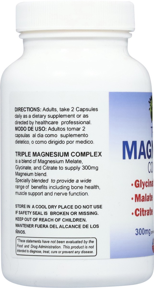slide 11 of 14, Sunshine Naturals Triple Magnesium Complex 90 Capsules, 900 ct