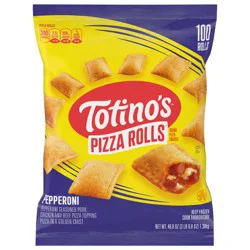 Totino's Pizza Rolls, Pepperoni Flavored, Frozen Snacks, 100 Rolls, 48.8 oz