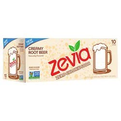 Zevia Zero Calorie Creamy Root Beer Soda - 12 fl oz