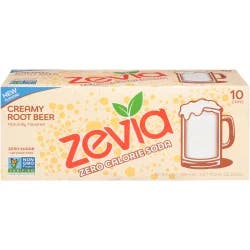 Zevia Zero Calorie Creamy Root Beer Soda - 12 fl oz