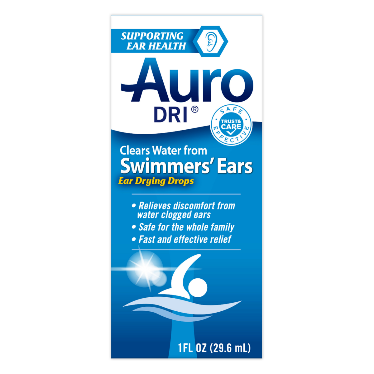 slide 1 of 7, Auro Dri Swimmers Ears Ear Drying Drops, 1 oz