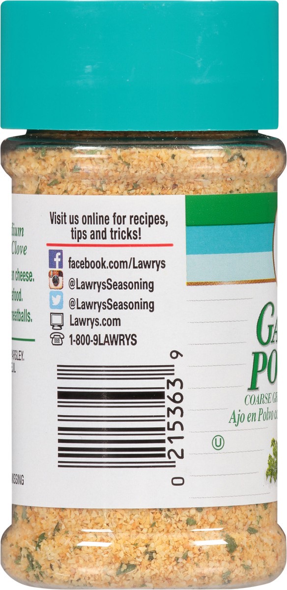 slide 8 of 9, Lawry's Garlic Powder, 2.9 oz, 2.9 oz