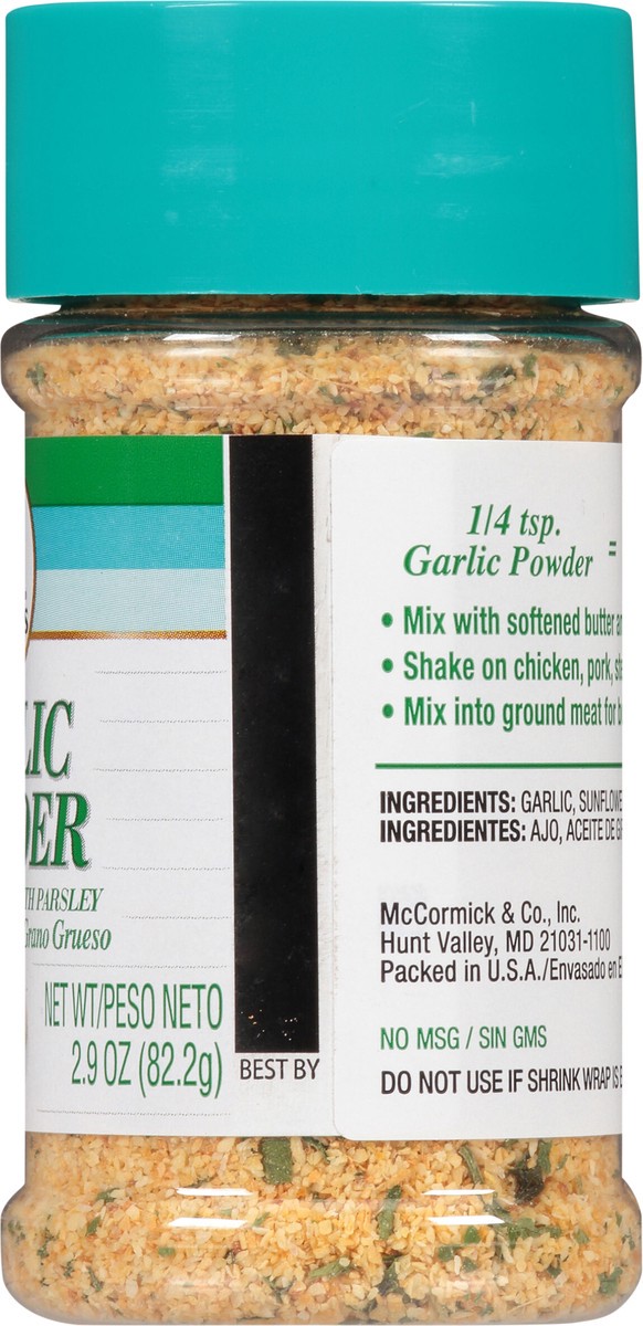 slide 3 of 9, Lawry's Garlic Powder, 2.9 oz, 2.9 oz