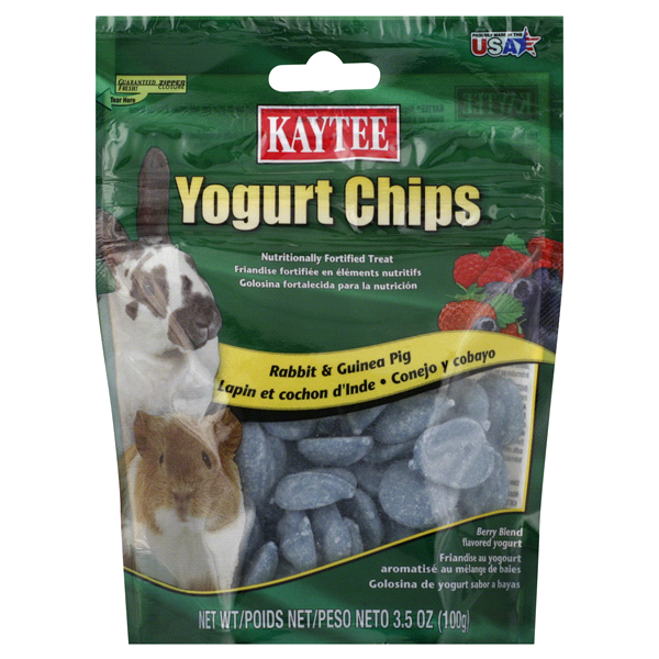 Curated visual reference: Fresh Look at Kaytee Rabbit Guinea Pig Yogurt Chips 3 5 Oz
