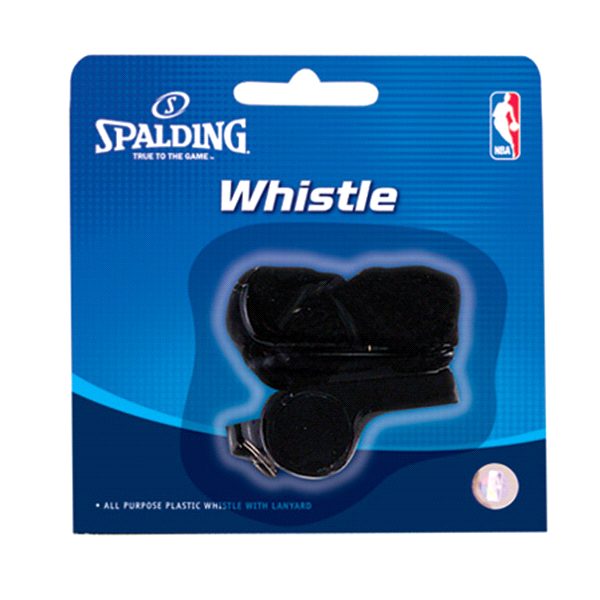 slide 1 of 1, Spalding Plastic Whistle with Lanyard, 1 ct