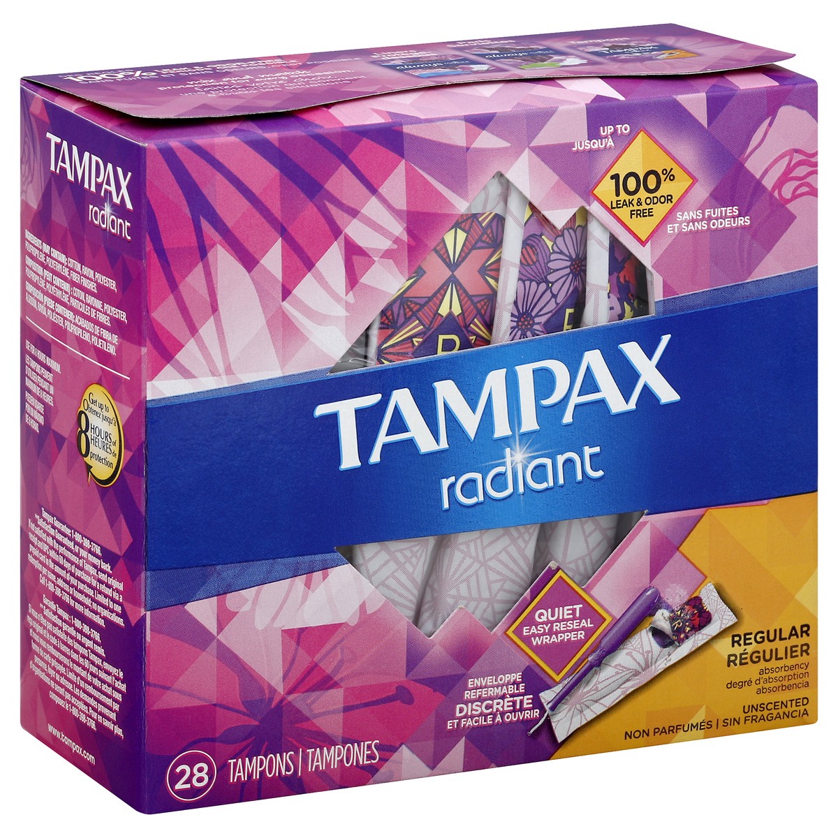 slide 1 of 4, Tampax Tampons 28 ea, 28 ct