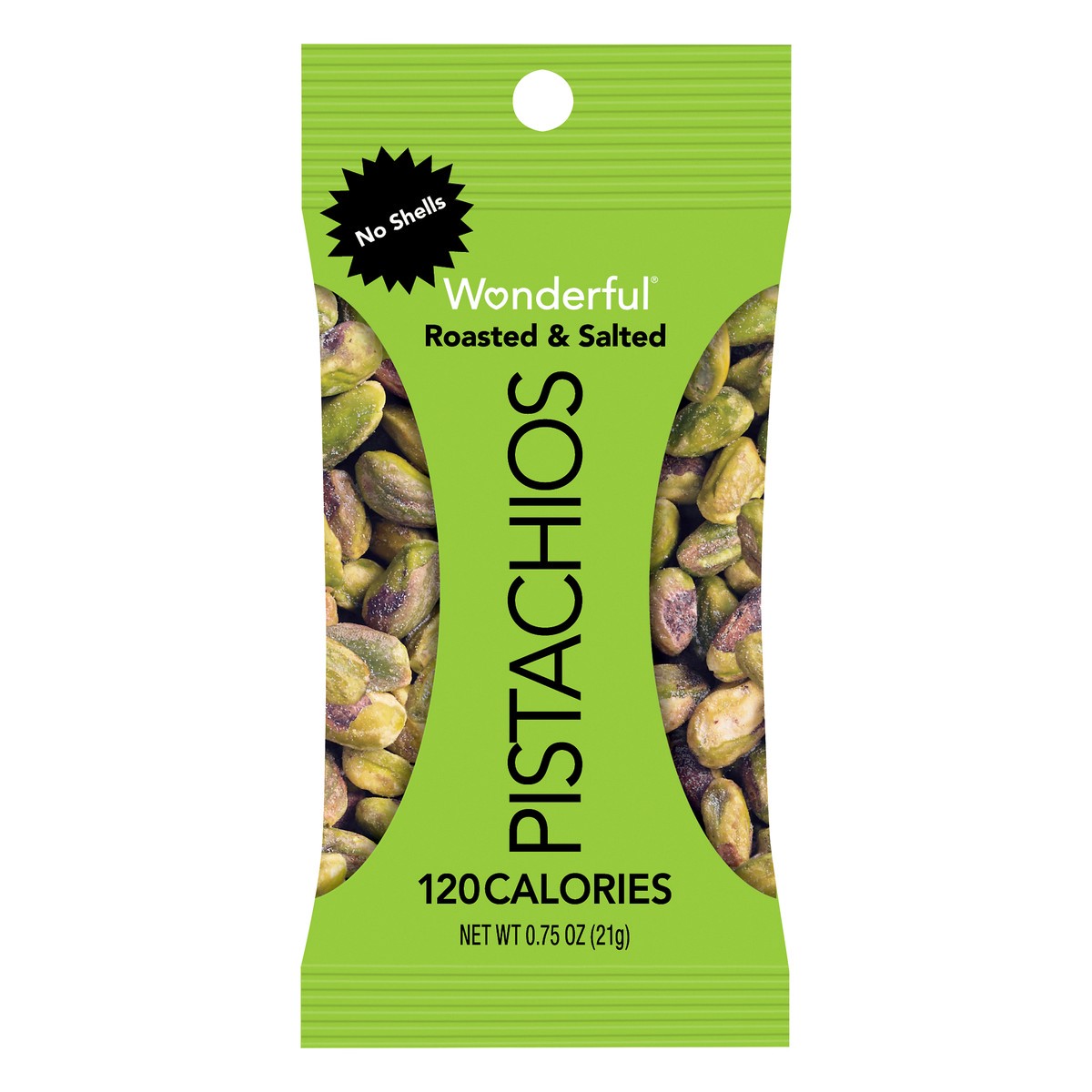slide 1 of 3, Wonderful Pistachios No Shell Salted, 0.75 oz