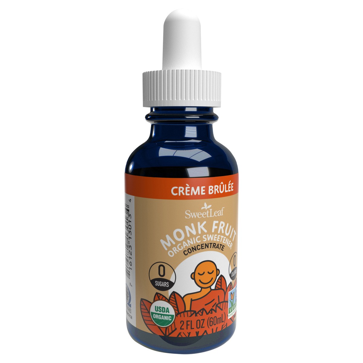 slide 4 of 6, SweetLeaf Organic Monk Fruit Crème Brulee Flavored Liquid Sweetener, 2oz bottle, 2 fl oz