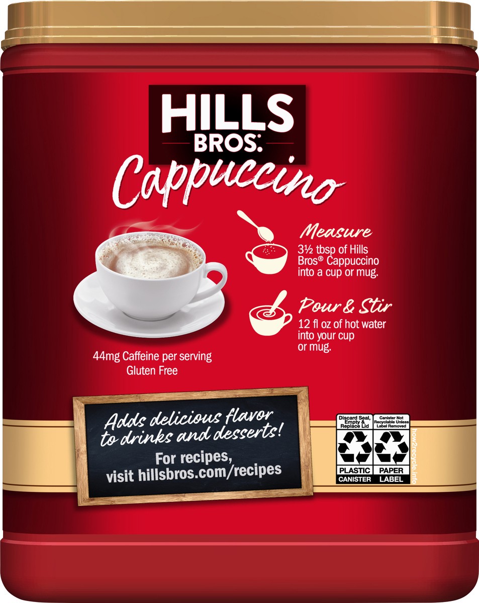 slide 5 of 9, Hills Bros. Hills Brothers Hazelnut Cappuccino, 14 oz