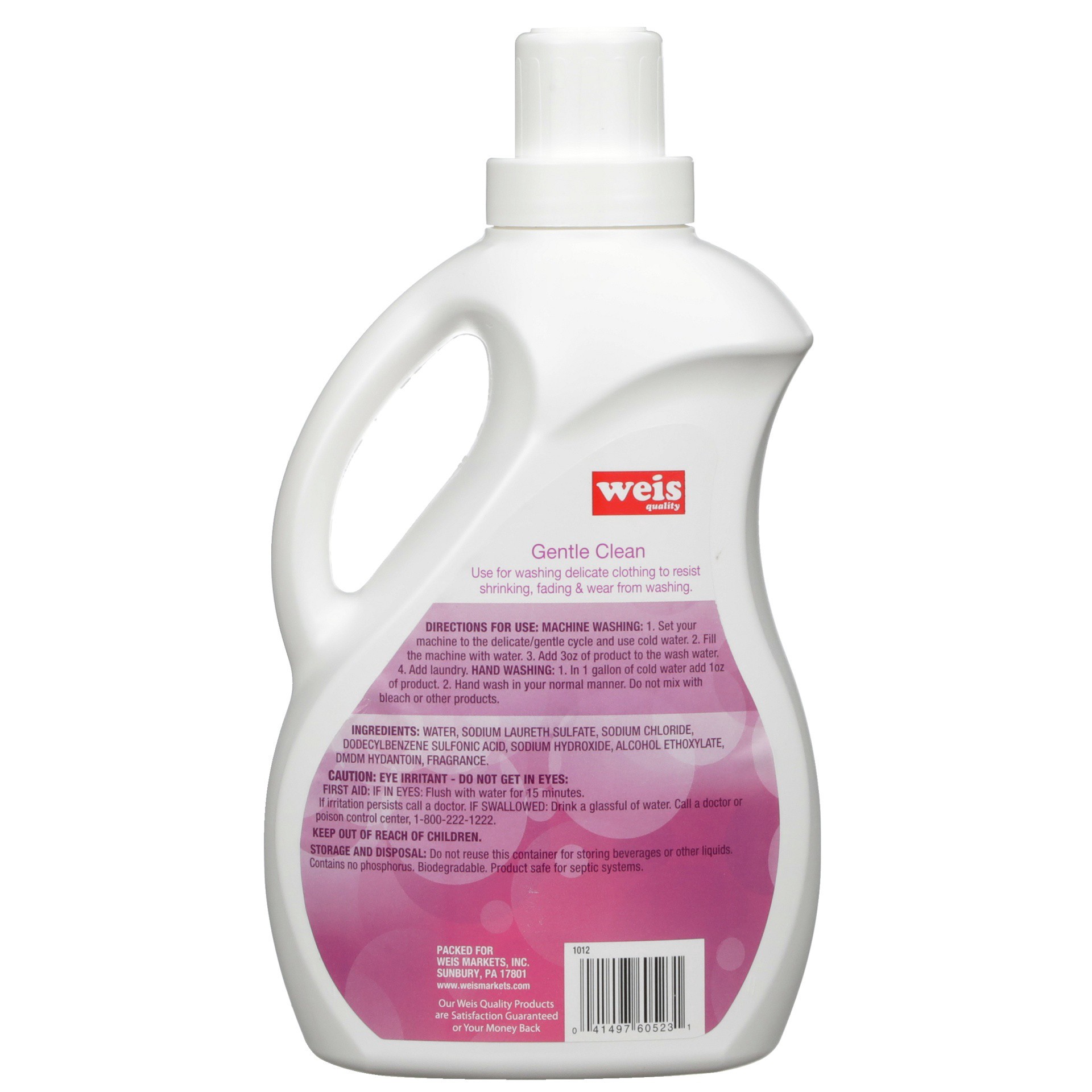 slide 4 of 6, Weis Quality Fine Fabric Wash, 50 fl oz