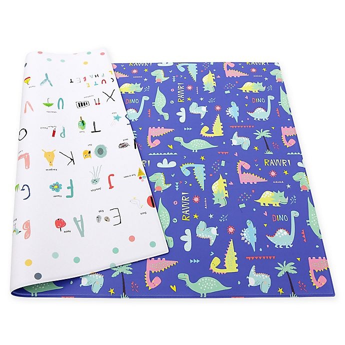 slide 1 of 6, Baby Care Good Dinosaur Reversible Multicolor Playmat, 1 ct