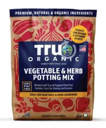 True Organic Veetable & Herb Potting Mix, 8 qt