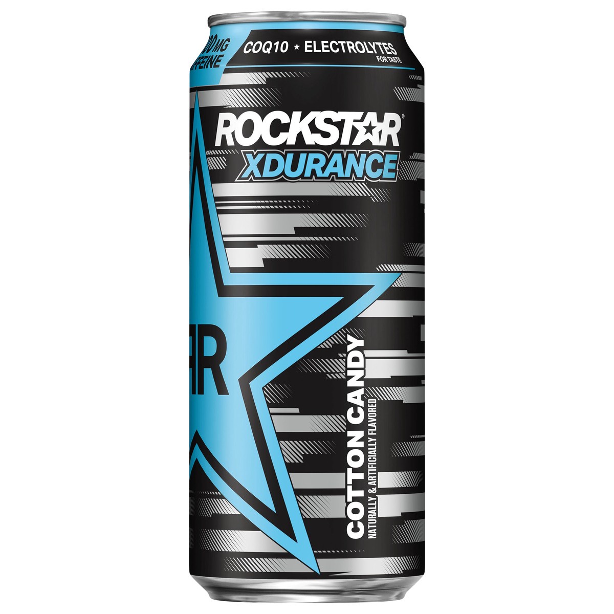 slide 2 of 6, Rockstar Xdurance Sugar Free Energy Drink Cotton Candy Naturally & Artificially Flavored - 16 oz, 16 fl oz