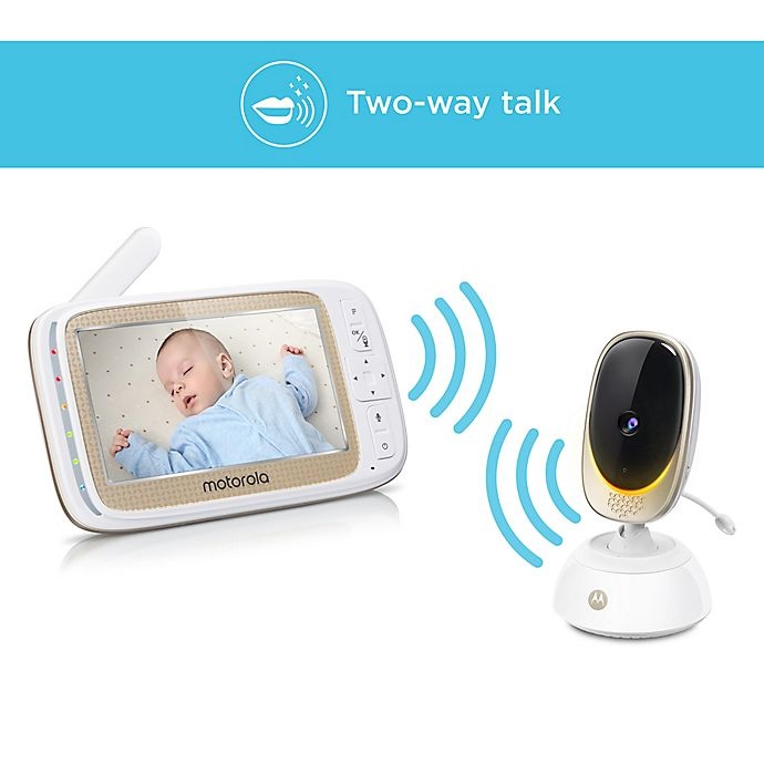 slide 8 of 8, Motorola Comfort85Connect Video Baby Monitor, 5 in