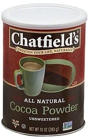 slide 1 of 2, Chatfield's All Natural Cocoa Powder Unsweetened, 10 oz