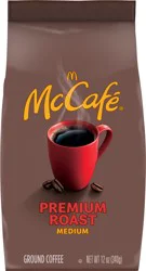 McCafé Premium Roast Ground Coffee, Medium Roast, 12 oz Bag