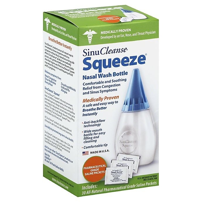 SinuCleanse Squeeze Bottle Nasal Wash Kit 30 ct Shipt