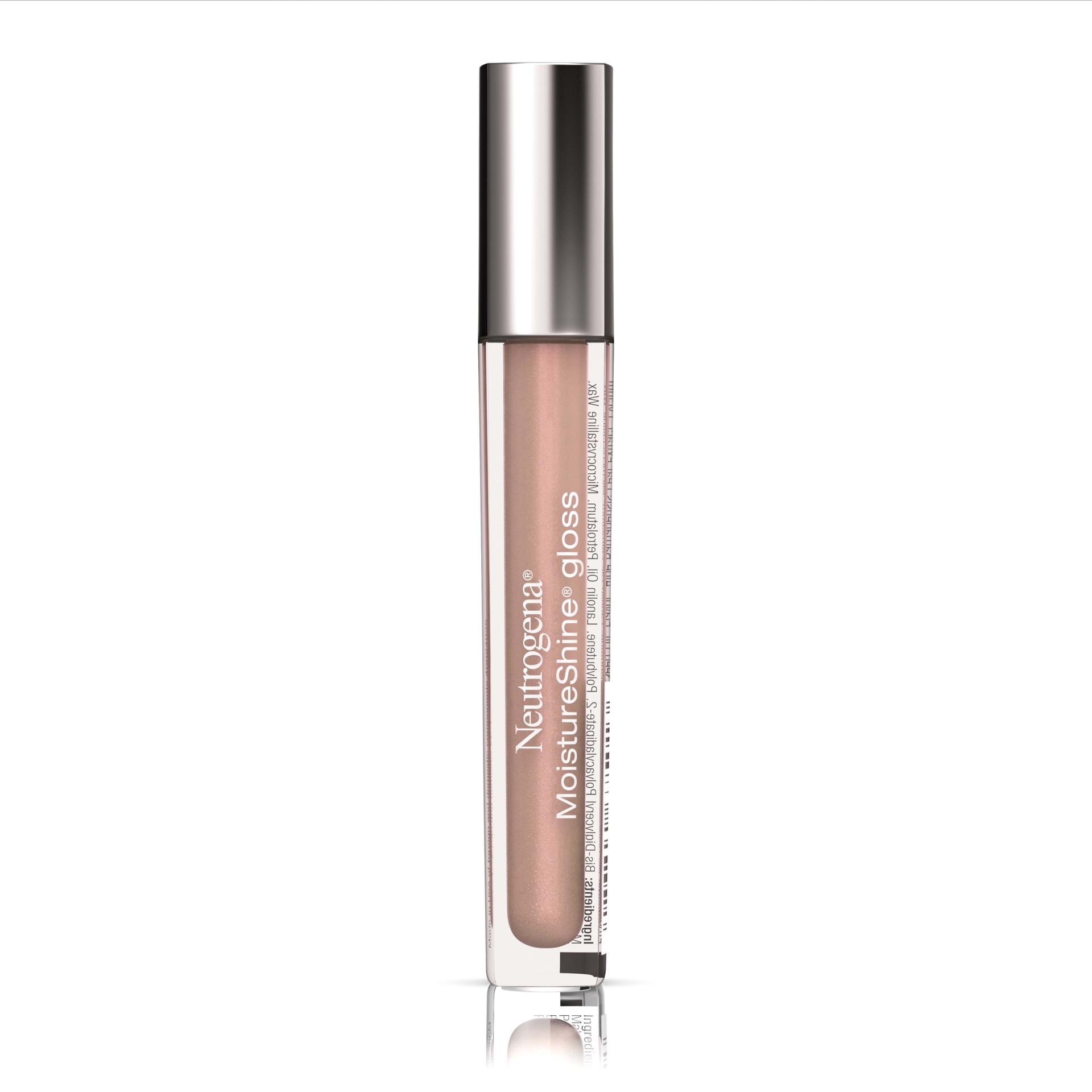 slide 2 of 5, Neutrogena MoistureShine Lip-Moisturizing Gloss, Berry-Scented and Sheer-Colored Conditioning Lip Gloss, Lightweight, Non-Sticky and Non-Tacky, Antioxidants, Natural Boost 200,.12 oz, 0.12 oz