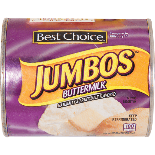 slide 1 of 1, Best Choice Jumbo Buttermilk Biscuits, 10 oz