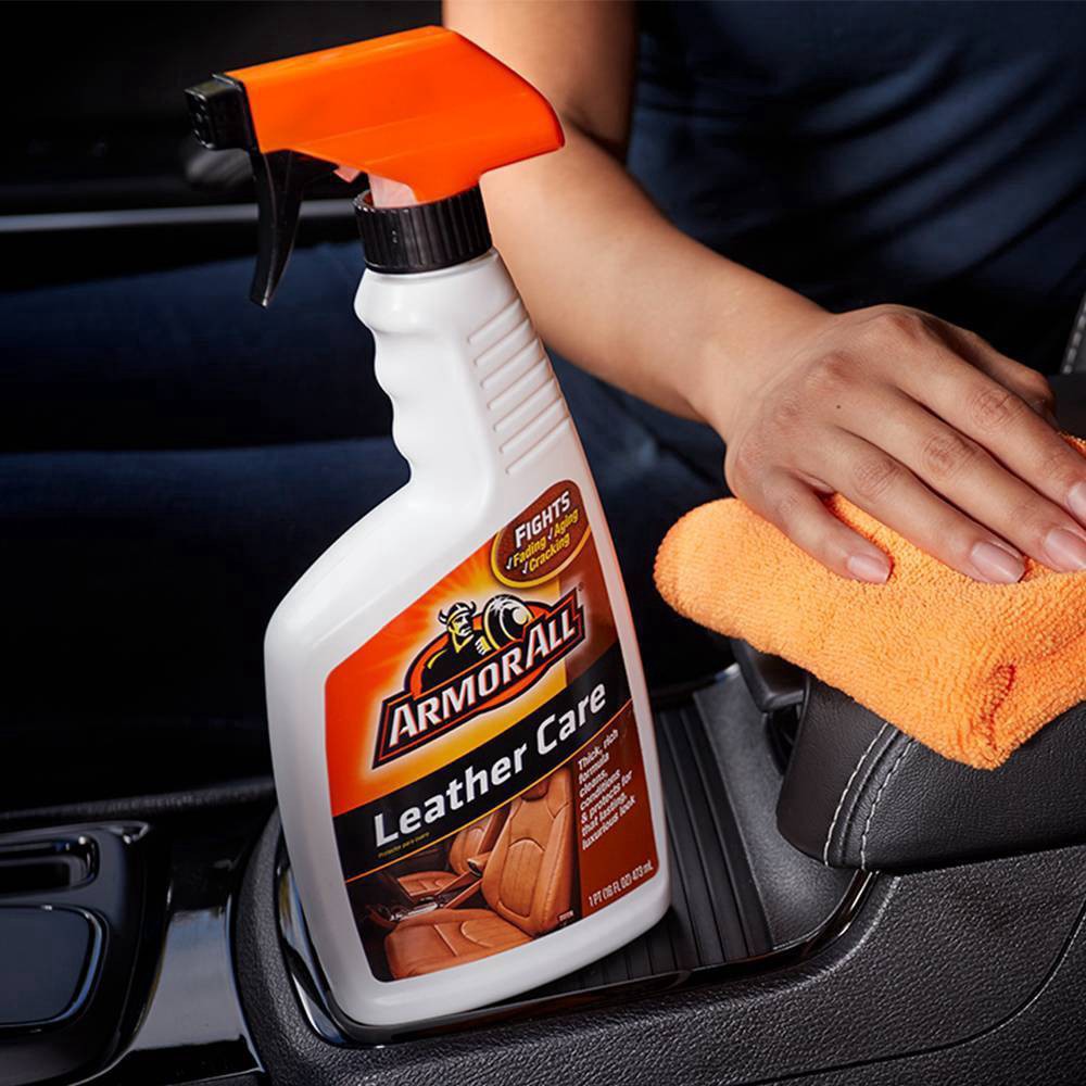 slide 2 of 6, Armor All Leather Care Automotive Protector, 16 oz