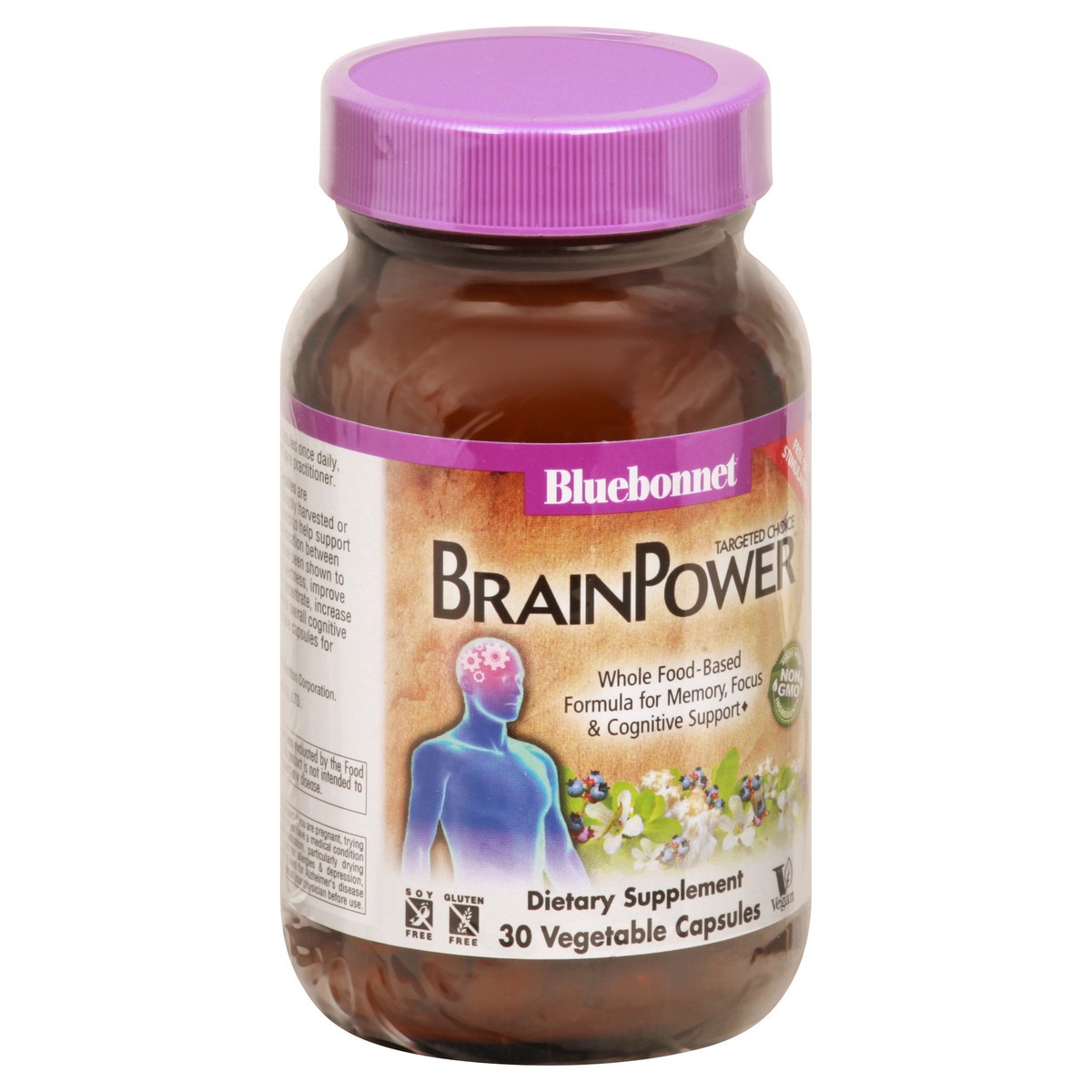 slide 8 of 12, Bluebonnet Nutrition Capsules BrainPower 30 ea, 30 ct