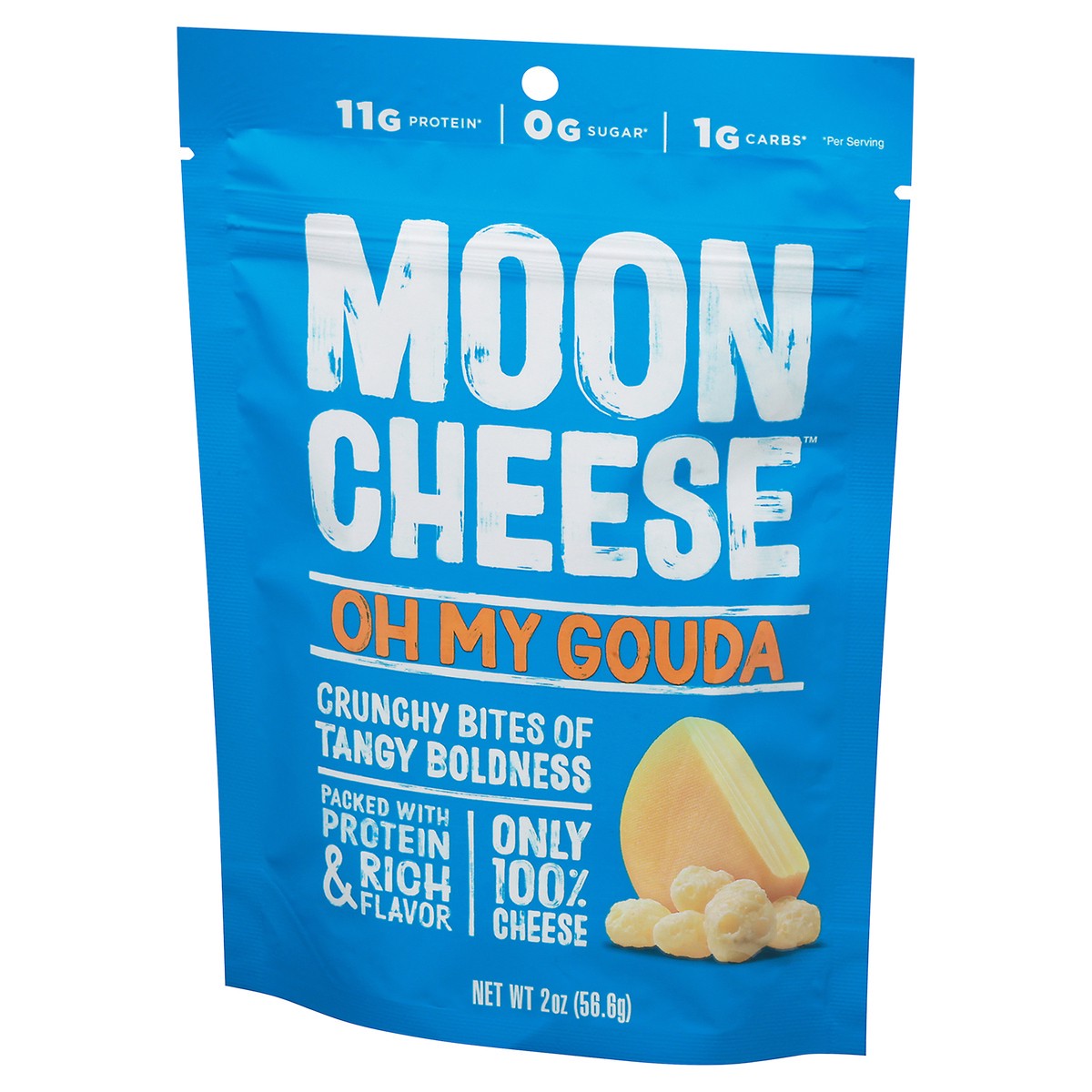 slide 3 of 9, Moon Cheese Oh My Gouda Cheese Bites 2 oz, 2 oz