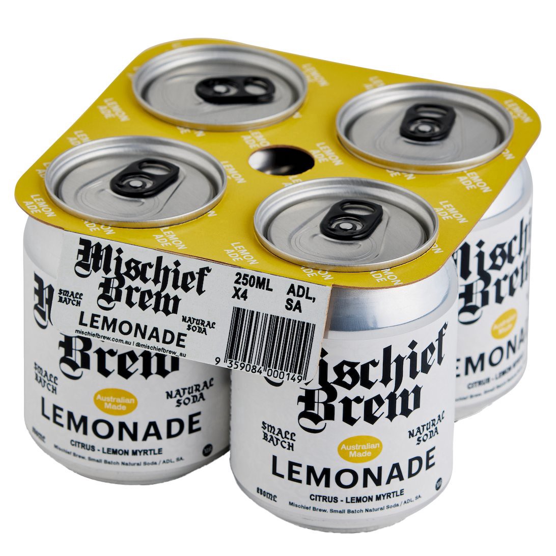 slide 1 of 1, Mischief Brew Lemonade 8.5 oz Cans, 4 ct