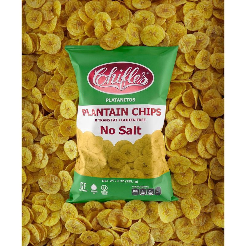 slide 2 of 4, NON BRAND Chifle's Platanitos (Plantain Chips) No Salt, 9 oz