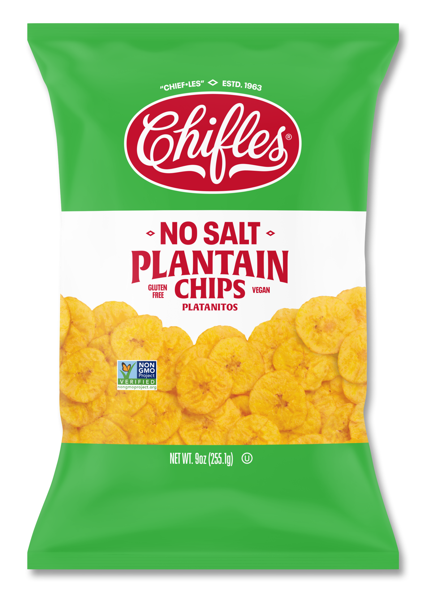slide 1 of 2, NON BRAND Chifle's Platanitos (Plantain Chips) No Salt, 9 oz