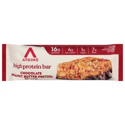 Atkins Chocolate Peanut Butter Pretzel High Protein Bar 1.69 oz