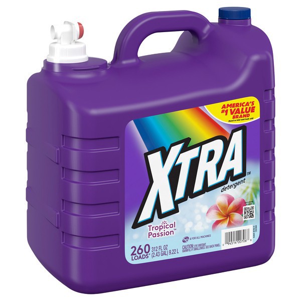 slide 1 of 1, XTRA Tropical Passion, 260 Loads Liquid Laundry Detergent, 312 fl oz, 312 fl oz