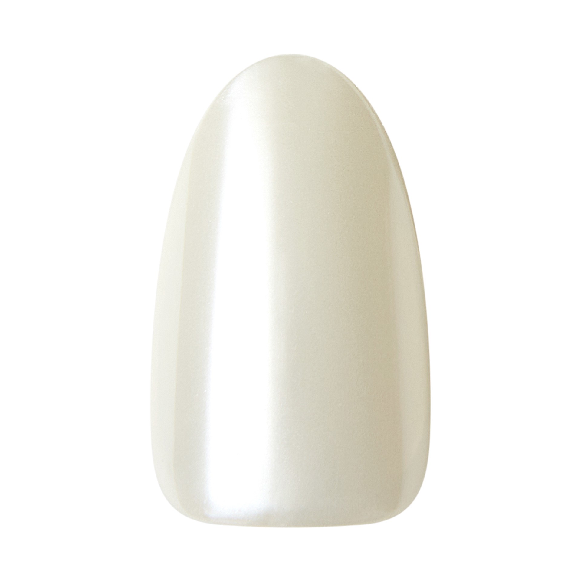 slide 4 of 5, imPRESS Glazed Donut Press-On Nails, No Glue Needed, White, Medium Almond Shape, 33 Ct., 1 cnt