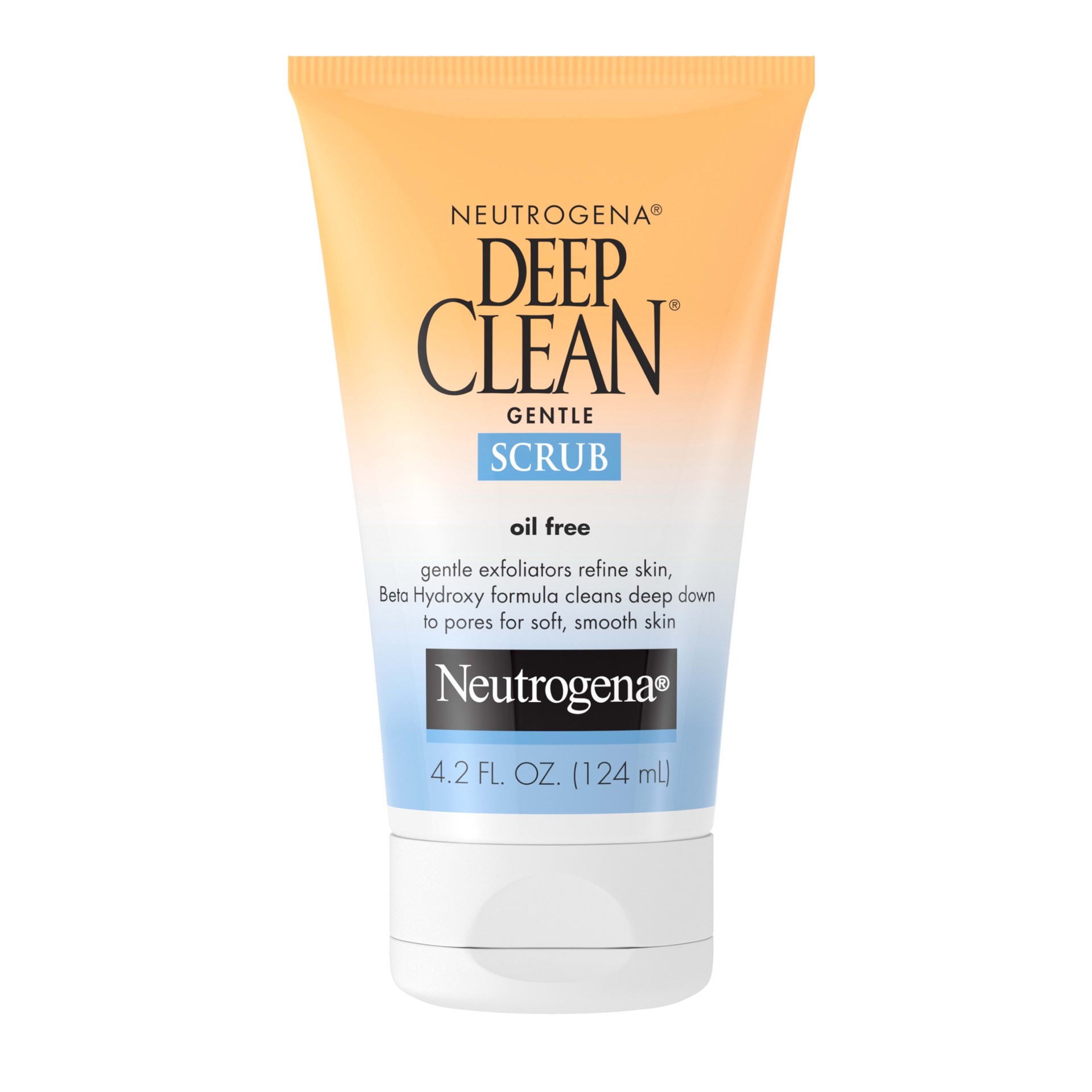 slide 1 of 7, Neutrogena Deep Clean Gentle Daily Facial Scrub, Oil-Free Cleanser 4.2 fl. Oz, 4.2 fl oz