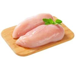 Chicken Breast Boneless Skinless Service Case - 1 lb